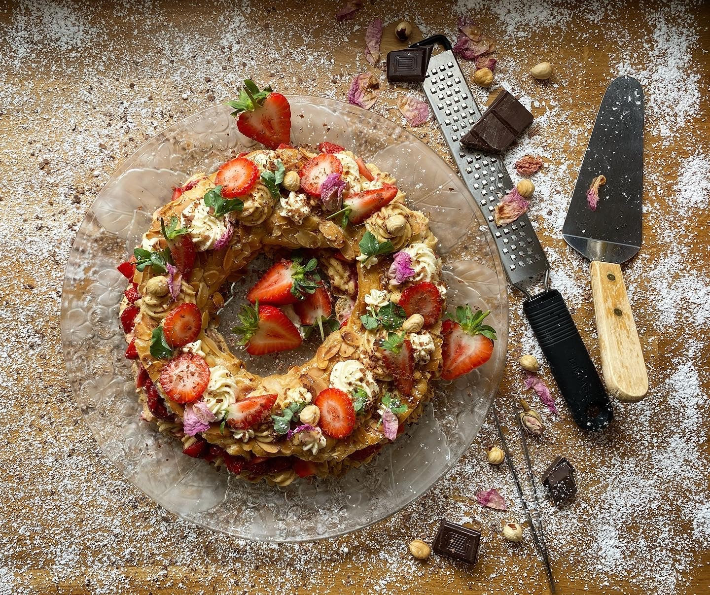 Chef Kenny's Strawberry and Rose Paris-Brest – Warner's Distillery Ltd