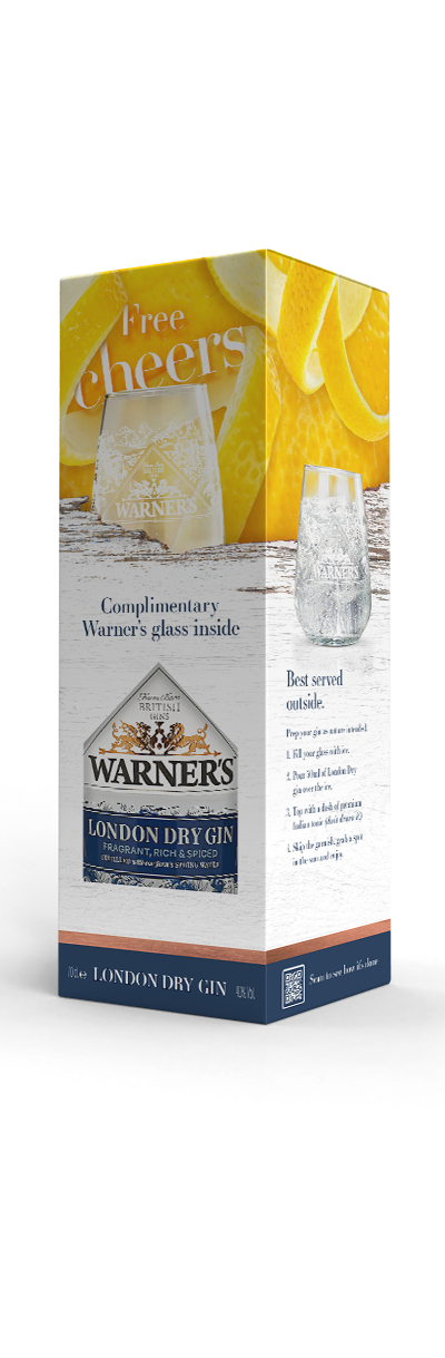 London Dry Gin with FREE tumbler