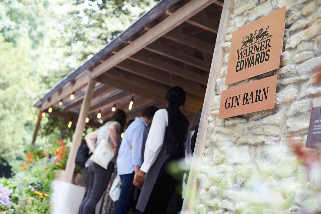 Warner's Distillery Gin Barn at the RHS Chelsea Flower Show