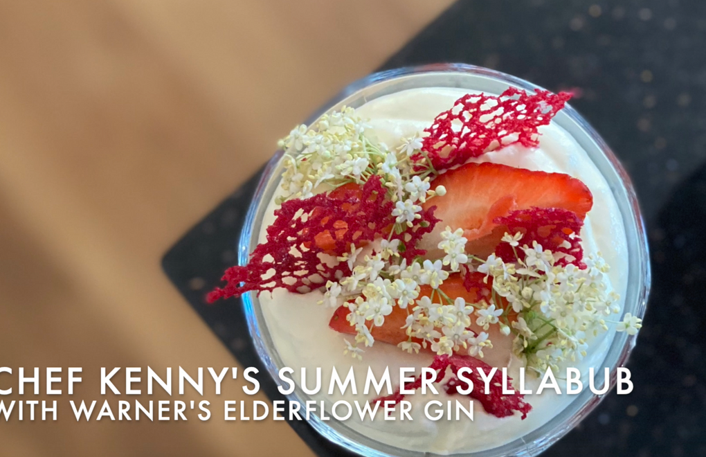 Elderflower Gin Summer Syllabub