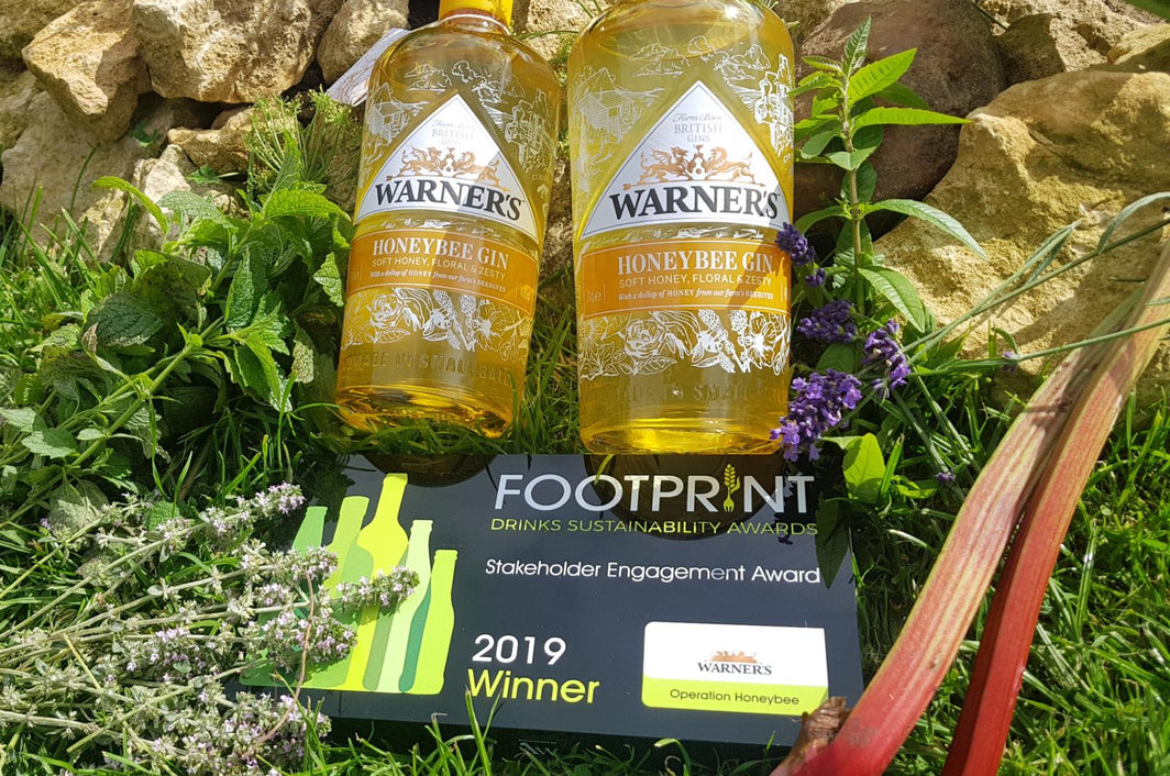 Warner’s Distillery wins Stakeholder Engagement Award at the Footprint Drinks Sustainability Awards 2019