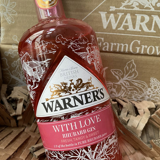 Rhubarb ‘With Love’ Customised Gin Bottle 70cl