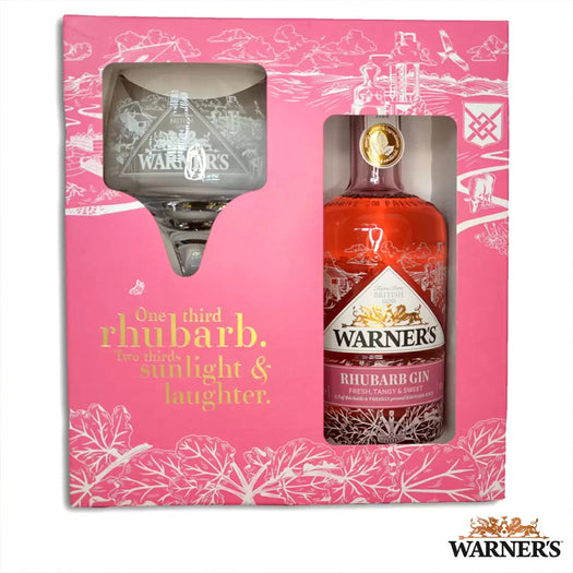 Warner's Rhubarb Gin Gift Set