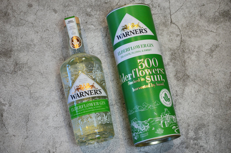 Warner's 70cl Gin with gift tube