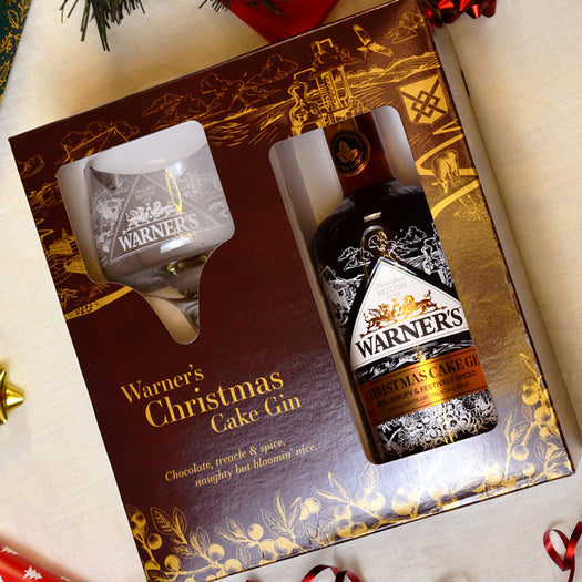 Warner's Christmas Cake Gin Gift Set