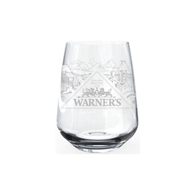 Warner's Branded Tumbler Glass
